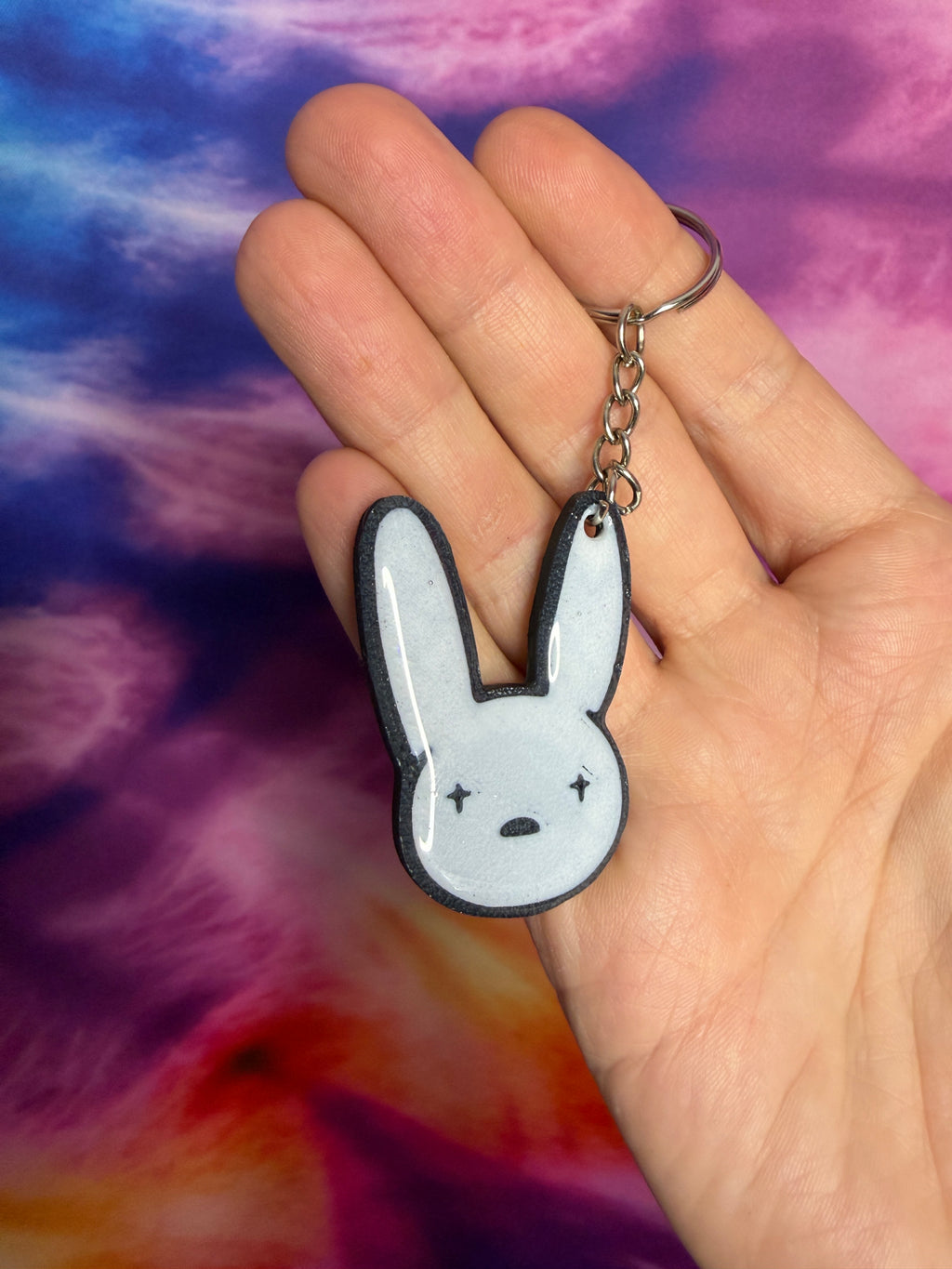 Bad Bunny NFC Keychain